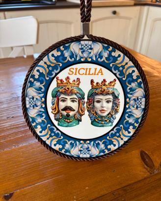 Sottopentola Sicilia Teste di Moro corda nuovo