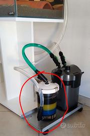 Prefiltro meccanico 3 stadi per acquario.