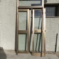 porta alluminio con vetrata