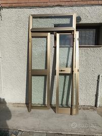 porta alluminio con vetrata