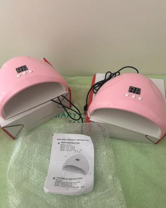 2 Lampade led nuove per unghie