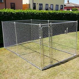  Recinto per cani da esterno 3,96 x 2,28 mt