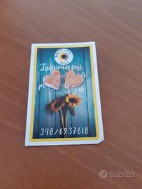 Orecchini a forma di cuore hand made Nuovi