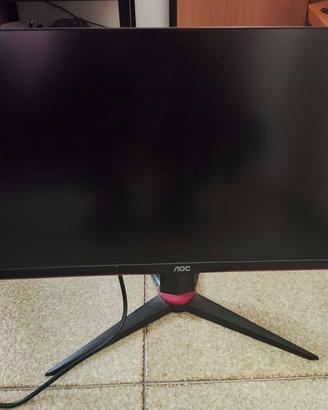 Monitor IPS 1440p 165Hz, 24 pollici