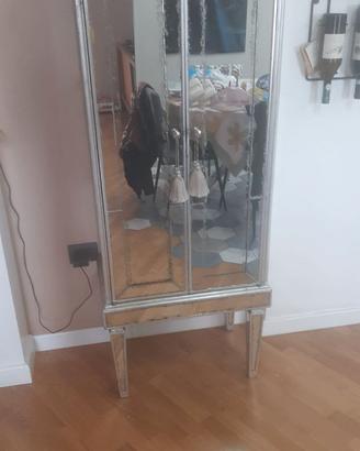 mobile bar stile veneziano a specchio con portabot