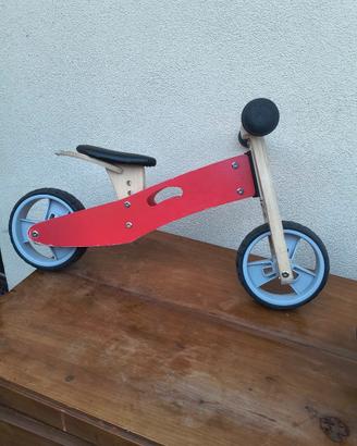 MINIBIKE Triciclo/biciclettina in legno  per bimbi