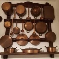 Batteria da cucina in rame