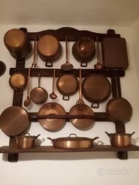 Batteria da cucina in rame
