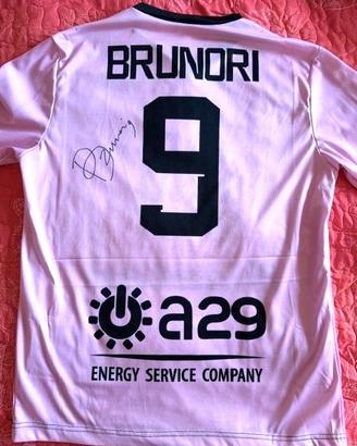 Maglia Palermo #9 Brunori autografata