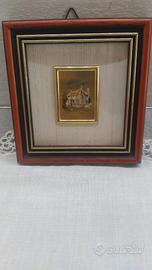 Piccolo quadro foglia oro