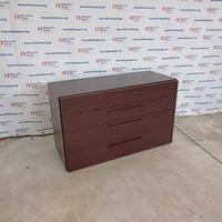 Cassettiera Moderna in legno wengè