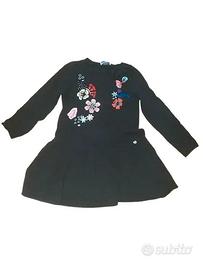 Vestito simonetta bambina 10 anni in caldo cotone