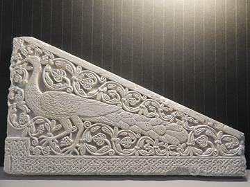 Riproduzione pavone Longobardo (museo di S.Giulia)