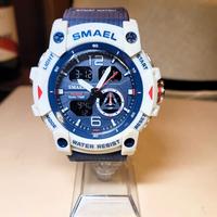 Crono  Dual time/Dual Display Smael Blu/White