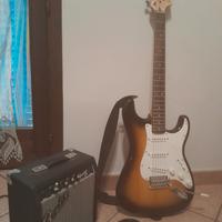 Chitarra elettrica Fender Squier + Amplificatore