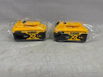 Batterie dewalt 18v 5 ah nuove