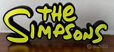 The Simpsons Logo 3D – Fan Art Decorazione