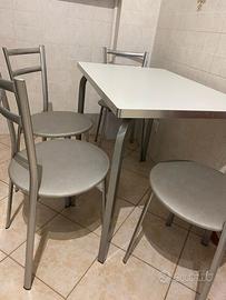 Tavolo cucina + 4 sedie - Calligaris