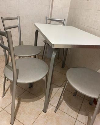 Tavolo cucina + 4 sedie - Calligaris