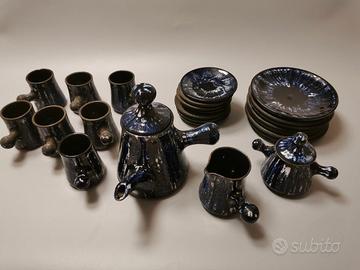Servizio da the ceramica sarda Farci
