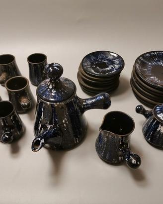 Servizio da the ceramica sarda Farci