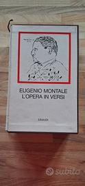 libro L'OPERA IN VERSI di MONTALE