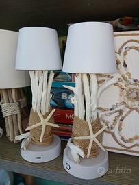 abatjour bianche a luce led