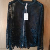 giacca donna  curvy in pizzo Xxl