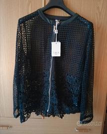 giacca donna  curvy in pizzo Xxl