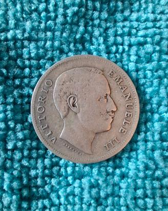 Moneta Vittorio Emanuele III 1lira 1907