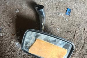 Specchietto cromato originale Fiat 124/125