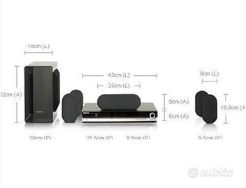 Samsung Home Theatre HT-X20 completo di casse