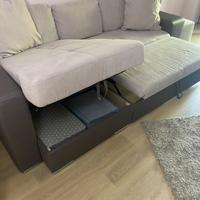 Divano in nabuk contenitore