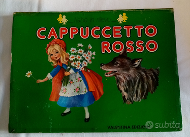 Fiabe in rilievo cappuccetto rosso ed. Valentina