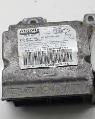 CENTRALINA AIRBAG CITROEN DS3 Serie 9673657880 (09
