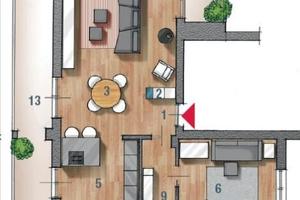 Spazioso pentalocale con terrazzo