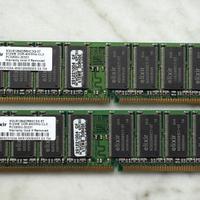 2x RAM 512mb MEMORIA ELIXIR DDR 400MHz CL3 PC3