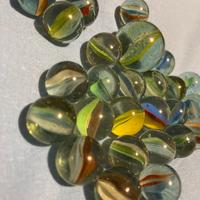 Biglie di vetro colorate