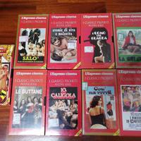 Lotto 9 vhs "I classici proibiti" dell'Espresso