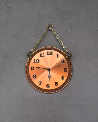 Orologio Vintage in Rame da Appendere