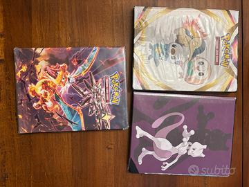3 Album pokemon con holo