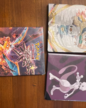 3 Album pokemon con holo