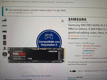 SSD NVMe Samsung 990 PRO 1Tb