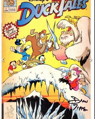 Ducktales Disney comics #1 firmata da Daan Jippes