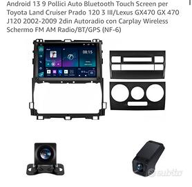 Autoradio Android 13 9” Toyota Land Cruiser 120