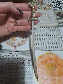 antica spada in miniatura metallo HEIDELBERG