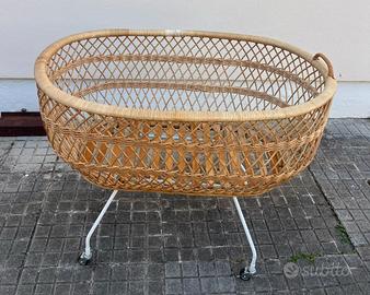 Culla neonato in vimini