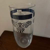 Vaso in cristallo e argento