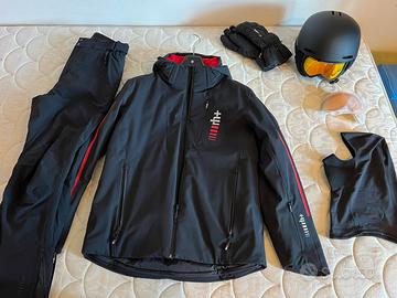 Completo da sci + casco e maschera