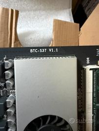 BTC S37 mainboard  + alimentatore 1650w